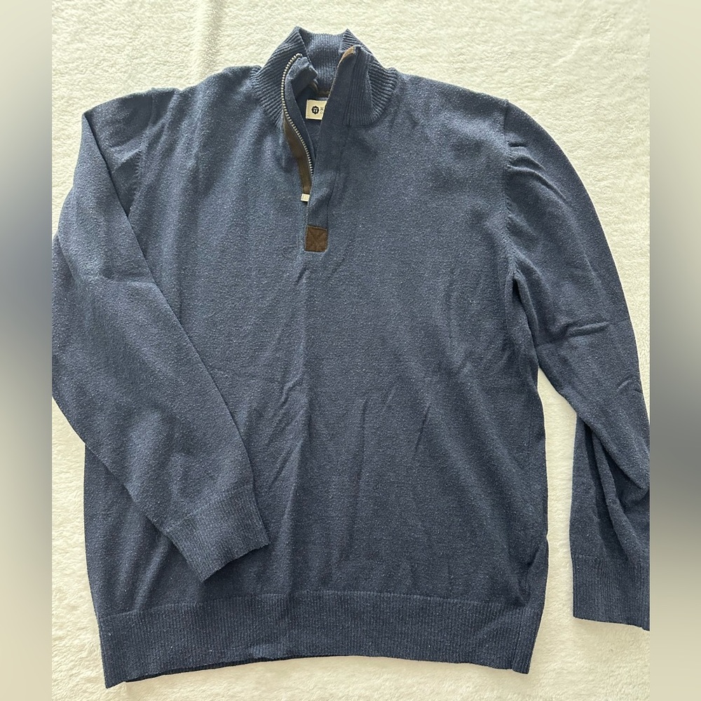 Haggar Quarter Zip Sweater